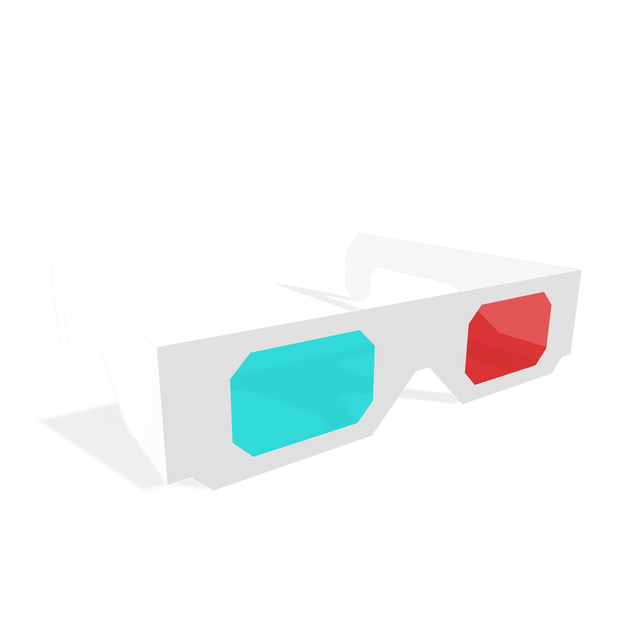 Anaglyph Red Cyan 3D Glasses