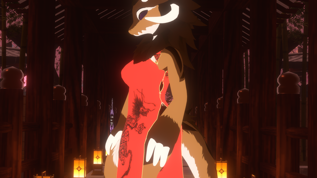 Wickerbeast Chinese Style Dress