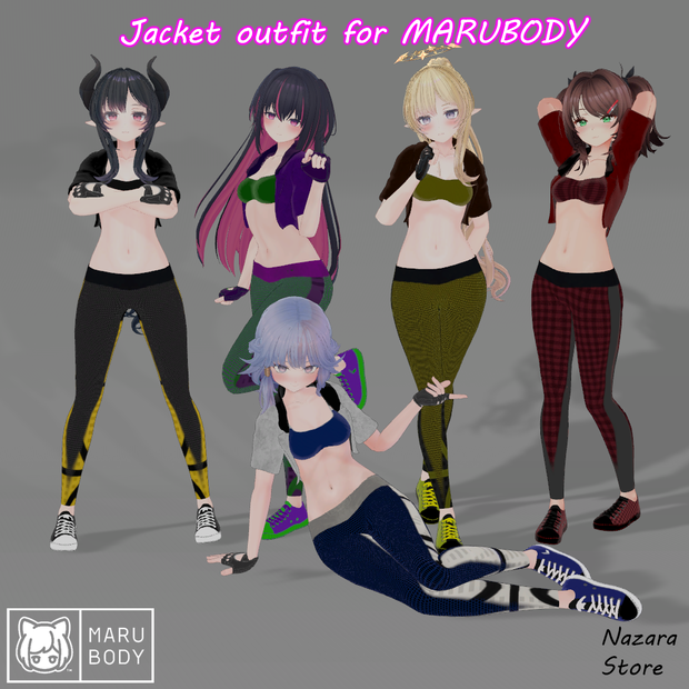 Jacket outfit 「ジャケットを使った一着」for MARUBODY