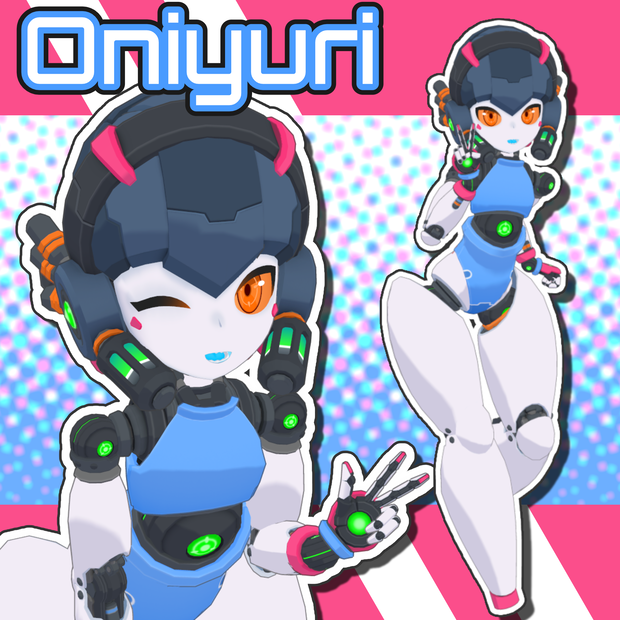 [VRChat用3Dモデル]オニユリ
