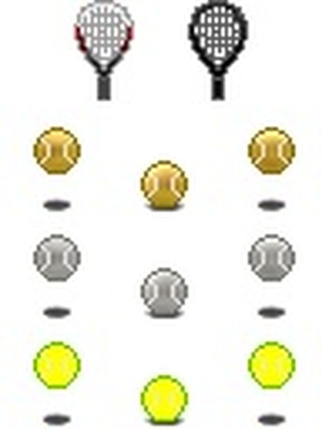 ピクスク用アバター テニスボール ラケット Small Fry Booth