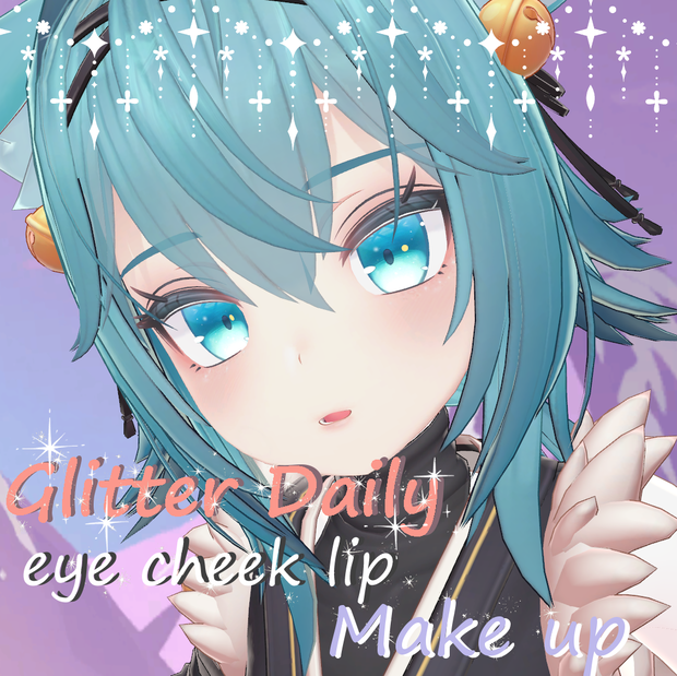 Rindo(竜胆) 転用 Free Glitter Daily eye+cheek+lip Make up