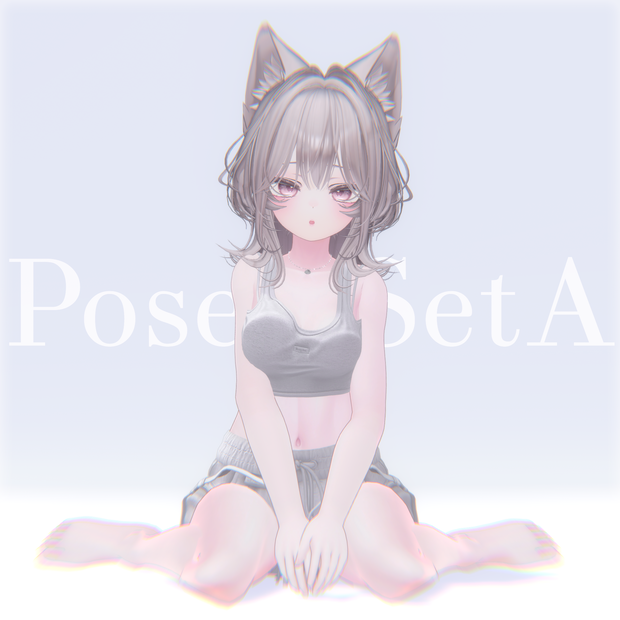 🤍 PoseSetA 🤍10種【撮影用カメラ、背景、PostProcess同封 】