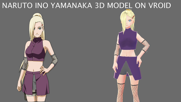 山中いの -ナルト- 疾風伝 MODEL INO YAMANAKA