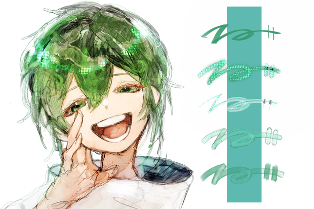 【 Procreate 】にょエフェクトブラシ_nyo effect brush