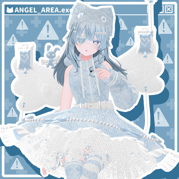 【22アバター対応コーデ】魔法少女エンジェルエリア