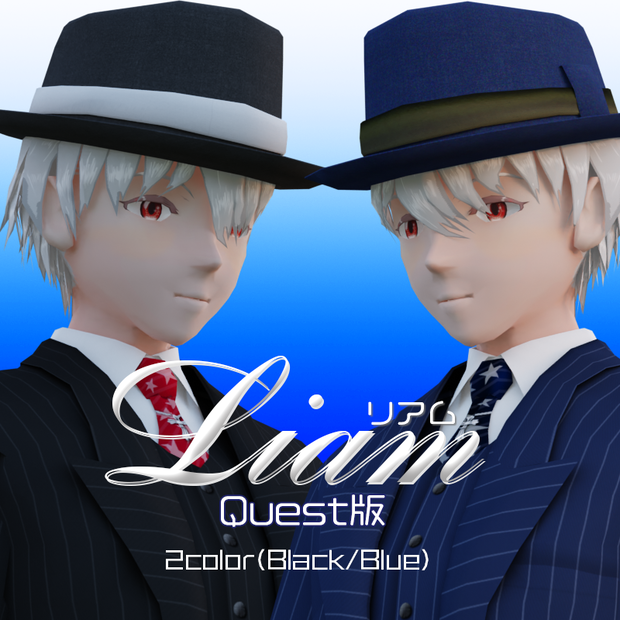 【Quest版】Humanoid形式対応3Dモデル-Liam(リアム)