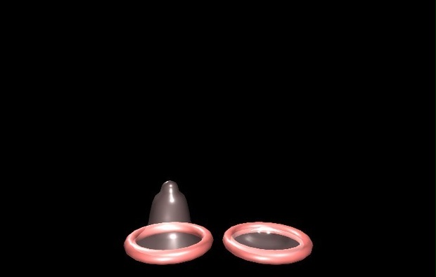 コンドーム【無料3Dモデル】（FBX）(Unity Package)