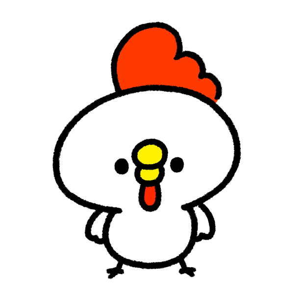 【無料Live2Dモデル】ざっくり作ったニワトリ