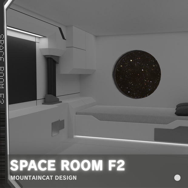 3Dモデル [Space Room F2]