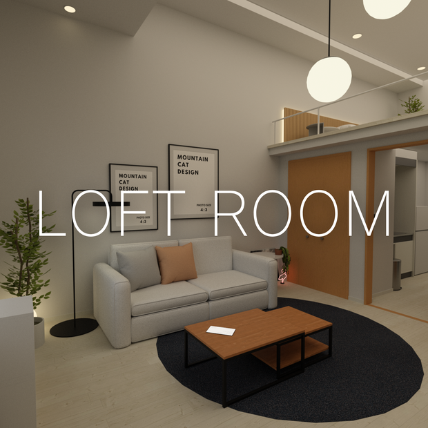 3Dモデル [Loft Room]