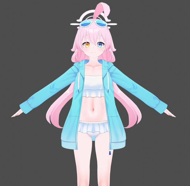 Hoshino (水着) 3Dモデル Ver1.0