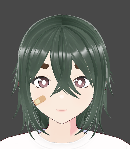 sage green hair texture