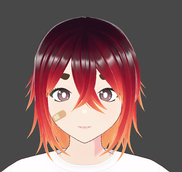 FIRE hair texture 