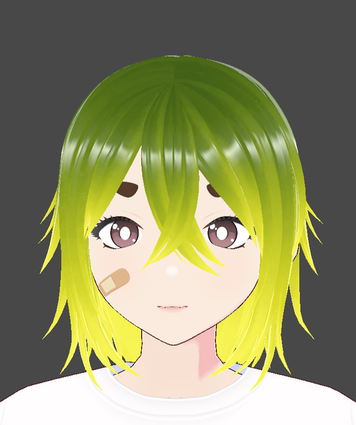 Radioactive hair texture