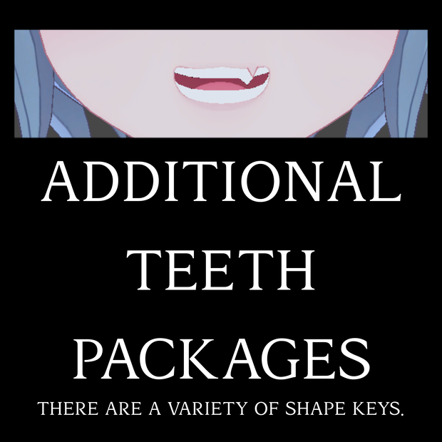[凡庸] 追加の歯のパッケージです / Additional Tooth Package