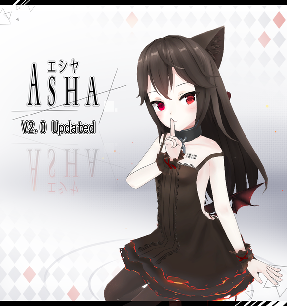 【オリジナル3Dモデル】asha-エシヤ 【販売終了】