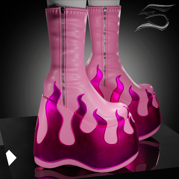 Mini Boots Flame (6 avatars)