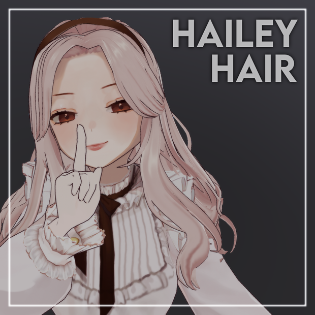 【無料/free】 Hailey Hair 【Hair Preset/VRoid】