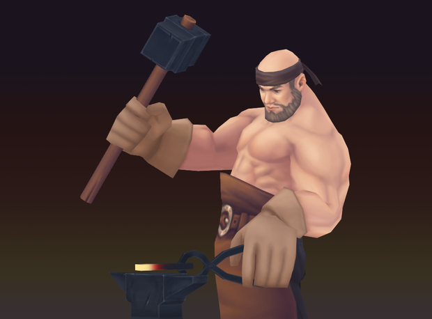 [Fantasy NPC] 鍛冶屋のおじさん
