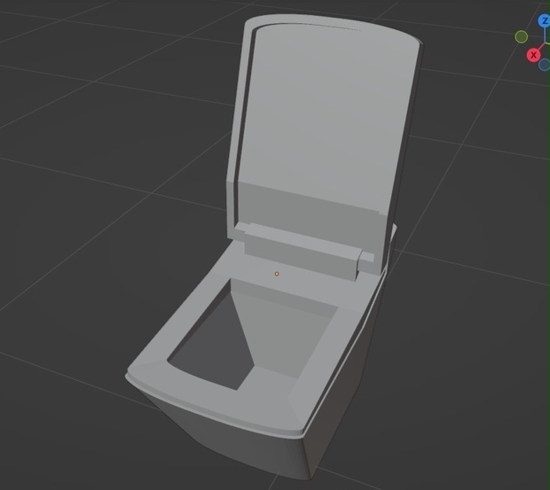 便器/トイレの3Dプリントモデル(STL)