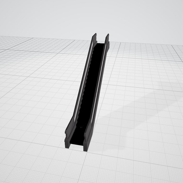 3dモデル　エスカレーター