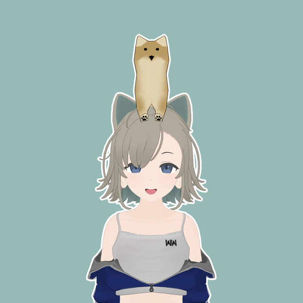 頭上のBEAN / オリジナル3Dモデル