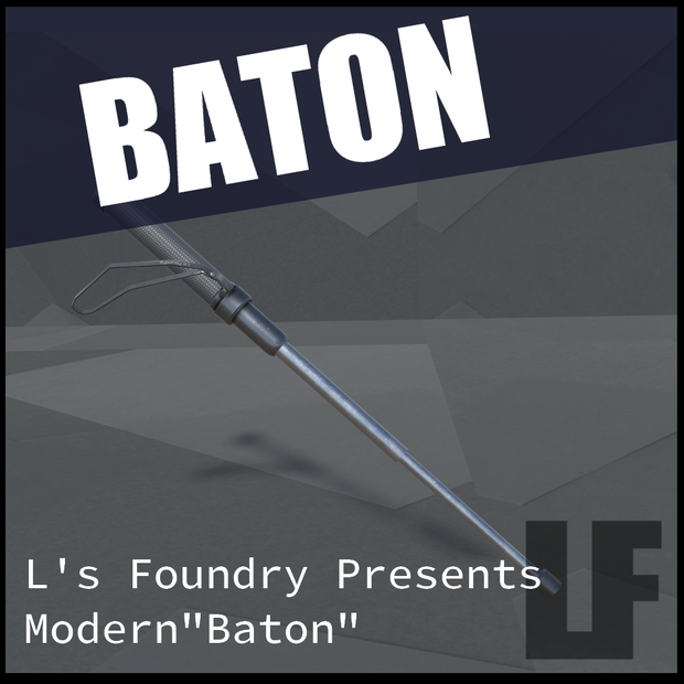 【3Dモデル】警棒:Baton