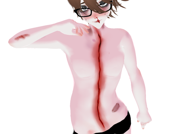 VROID WOUNDS BODY TEXTURES [PNG FILES]