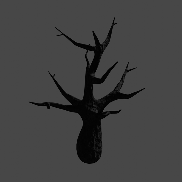 『枯れ木』Blenderファイル