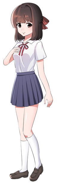 【立ち絵】大人しい女の子【ＰＳＤデータ】