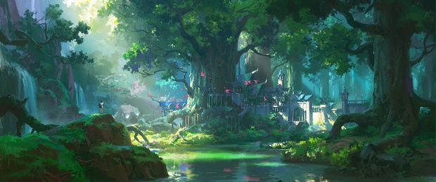 幻想的な森林の風景 Lサイズ アート写真 幻想的な森林の風景 Lサイズ アート写真 幻想的な森林の風景