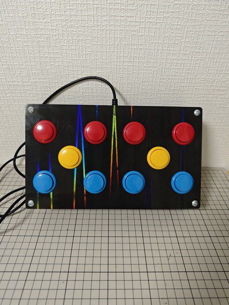 PUMP IT UP ハンドプレイ用 自作コントローラー
