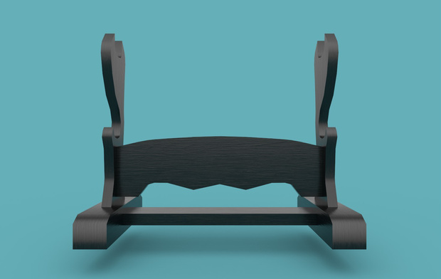 【FBXモデル】刀掛け Sword stand