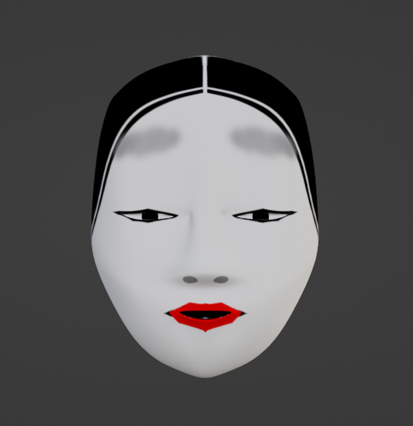 能面（Blenderデータ）