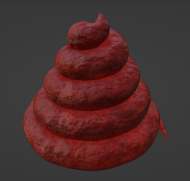 うんこ（Blenderデータ）