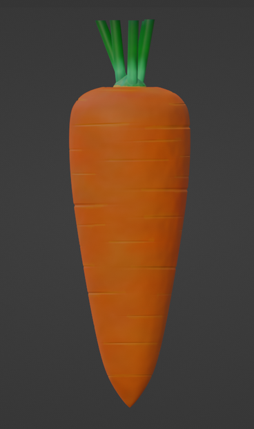 にんじん（Blenderデータ）