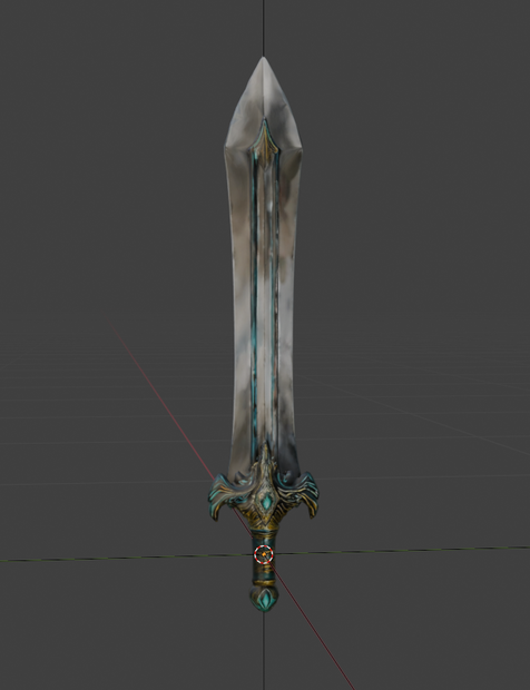 【3Dモデル】ファンタジー 武器 大剣1