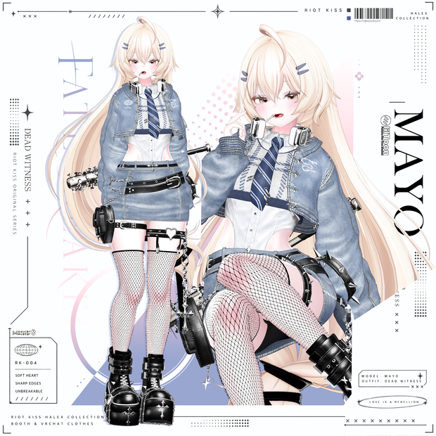 【SALE】 🖤RIOT † KISS🖤 「23アバター対応」
