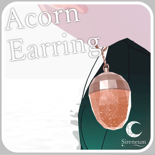 【MA対応】Acorn Earring