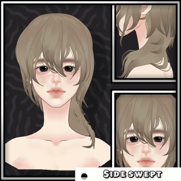 | 𝐕𝐑𝐎𝐈𝐃 | Side Swept Hair