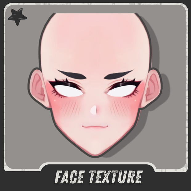 | 𝐕𝐑𝐎𝐈𝐃 | Full Face Texture #5 (+Eyebrows,Eyeliner)