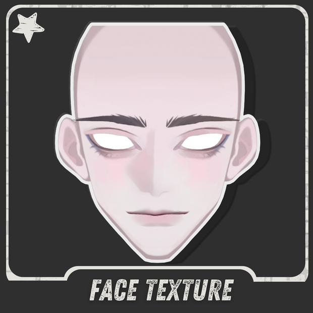 | 𝐕𝐑𝐎𝐈𝐃 | Full Face Texture #6 (+Eyebrows,Eyeliner)