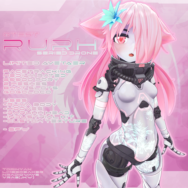 【３Dモデル】【RuRuh】【アバター】【LIMITED】【VRC】