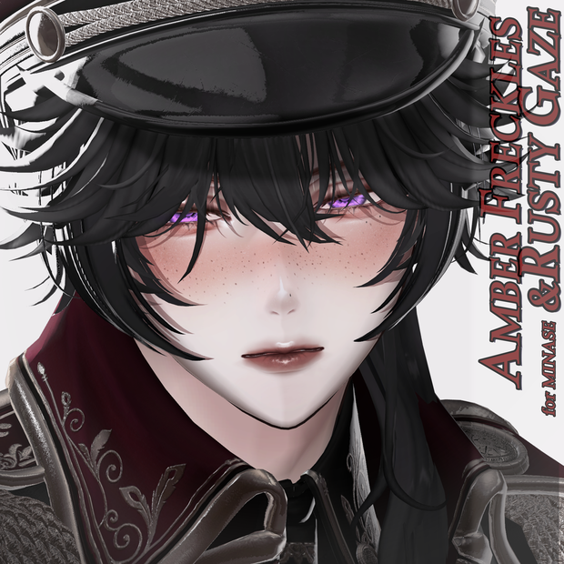 [ minase/水瀬 ] [ AMBER FRECKLES & RUSTY GAZE ] / Makeup&Eye Texture