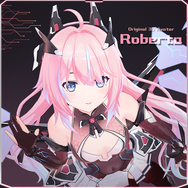 【オリジナル3Dモデル】Roberta—ver1.5.1