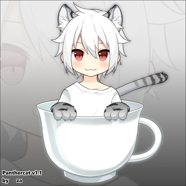 【無料あり】LIVE2Dモデル_パンサーちゃん