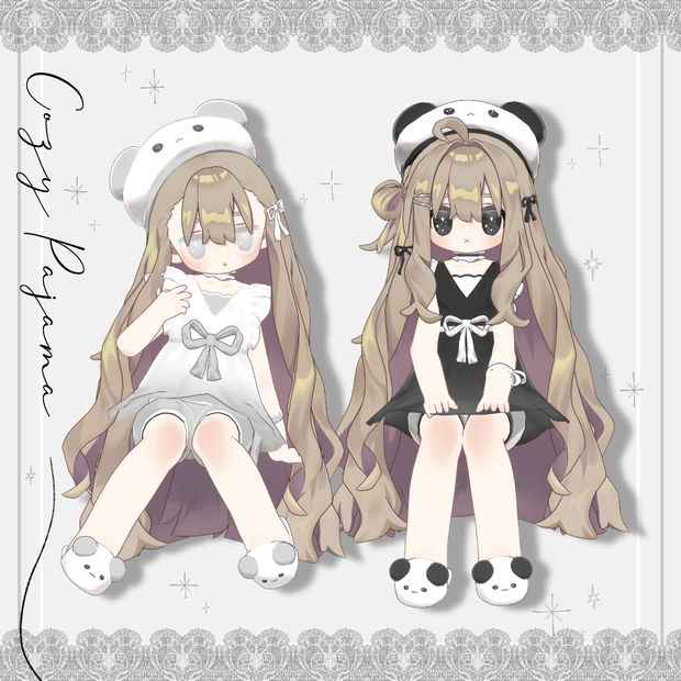 【まめふれんず⛌キプフェル】Cozy Pajama ♡ Dreamy Eye