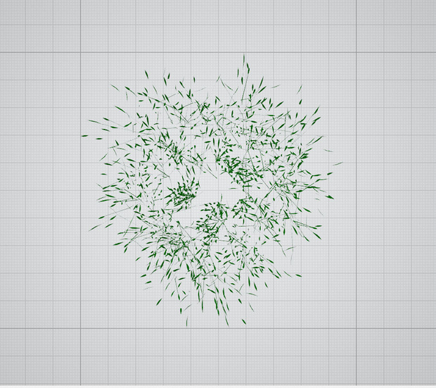 【3dモデル】草