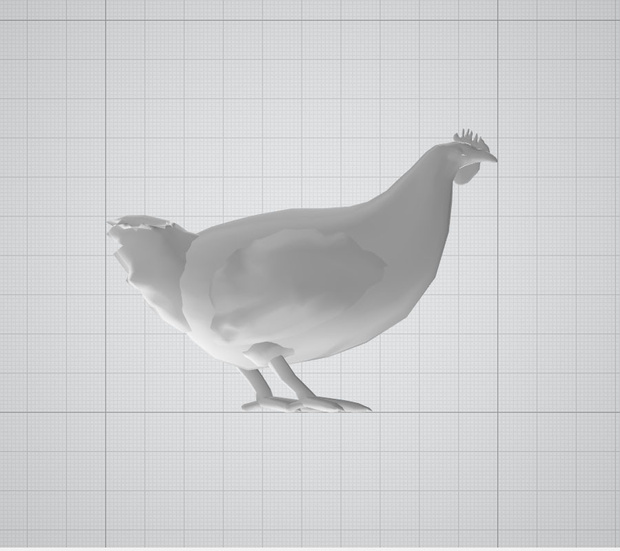 【3dモデル】3d素材鶏